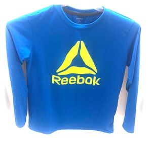 Boys Large Long Sleeve Reebok T Shirt